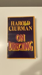 On Directing by Harold Clurman NYIT Bookstore