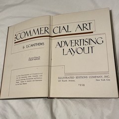 VINTAGE Commercial Art Advertising Layout By EC Matthews Lettering