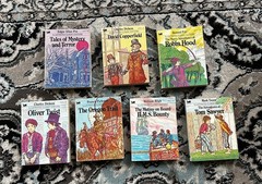 Vintage Moby Books Illustrated Classic Editions Mini Paperback Books Lot of 7