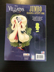 Disney Villains Jumbo Coloring Activity Book New 80 pages by Bendon