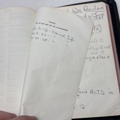 Bible Scofield Reference Edition 1945 KJV Oxford Black Morocco Leather lined