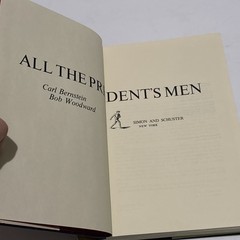 All the President’s Men by Bob Woodward and Carl Bernstein (1974, Hardcover)