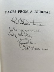 Pages from a Journal Joyce Butler SIGNED 1976 HC/DJ Maine Kennebunk Memoir
