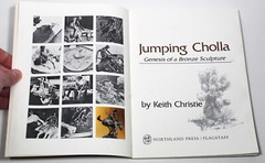 SIGNED + Illustrated Jumping Cholla Keith Christie 1981 1st Ed Bronze Sculpture