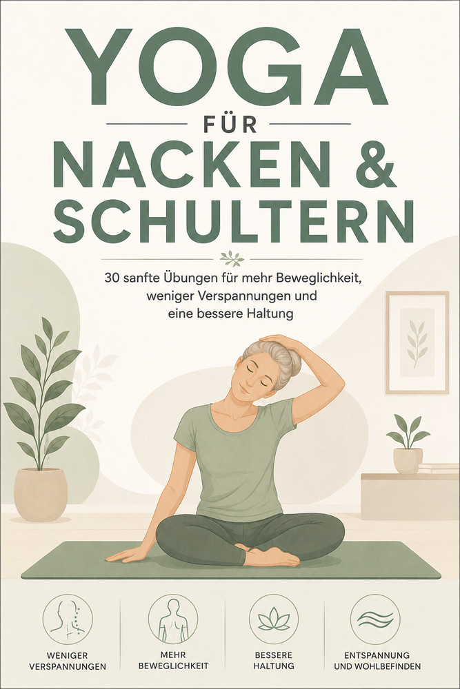 Yoga gegen Nacken- und Schulterschmerzen | 30 Übungen | PDF Download