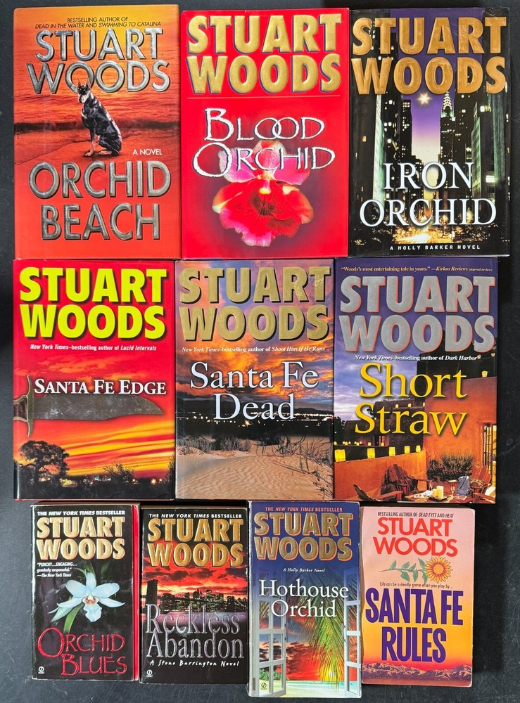 Complete Series Set ED EAGLE 1-4 & HOLLY BARKER 1-6 Stuart Woods Lot 10