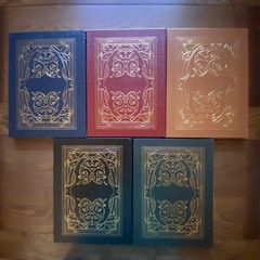 Easton Press Lot of 5 Art Books Rembrandt Michelangelo El Greco Rubens Da Vinci