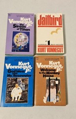 7 Vintage Kurt Vonnegut, Jr. Paperback Novels (Dell & Delta) – No Duplicates