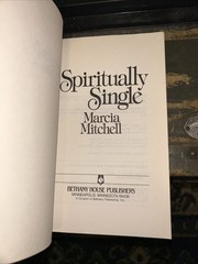SPIRITUALLY SINGLE By Marcia Mitchell **Mint Condition** C11