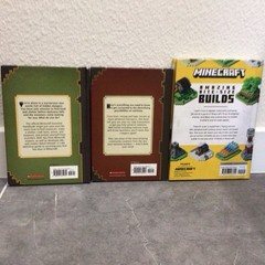 Mojang AB Hardcover 3-Book Lot: Minecraft Essential/Redstone/Bite-Size