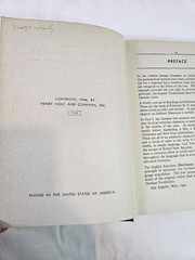 Concise German Grammar With Supplemenary Exercises BJ Voss 1944 Textbook HC