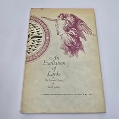An Exaltation of Larks by James Lipton HC 1977 Expanded 2nd Edition Viking Press