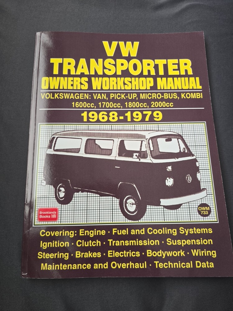 VW TRANSPORTER OWNERS WORKSHOP MANUAL 1968-1979 BY Autobooks Ltd PAPERBACK