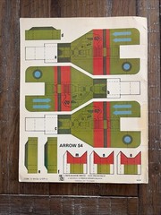 1983 VTG PAPER ROCKETS To Color Cut-Out & Fly TROUBADOR Press UNUSED COMPLETE