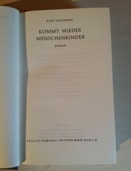 Children of Men Novel Curt Ihlenfeld Eckart-Verlag 1955 677 Pages