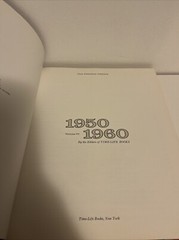 1950-1960 THIS FABULOUS CENTURY – Hardcover Time-Life Books Volume VI