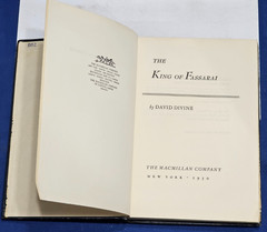 David Divine – The King of Fassarai – (1950 The Macmillan Company) – Hardcover