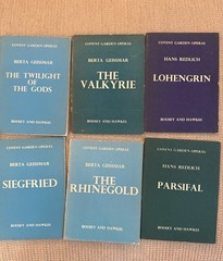 WAGNER Covent Garden Operas Books: Set of 8, 2 Additional Books