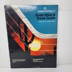 Vintage Rand McNally Road Atlas & Travel Guide USA Mexico Canada 1981 Map Book