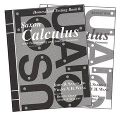 SAXON CALCULUS: HOMESCHOOL PACKET By John H. Saxon & Frank Y. H. Wang BRAND NEW