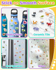 Reusable Sticker Book for Toddlers – Animals, Dinosaurs, Insects, Ages 3+