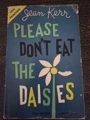 Please Don’t Eat the Daisies Jean Kerr 1957 Vintage Hardcover Book Club DJ
