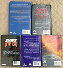 Bundle Lot of 5 Star Trek Books HCDJ Pocket Books 1st Editions Different Authors
