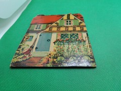 Cosy Cottage 1930s era paperback child book peep inside door printed Germany