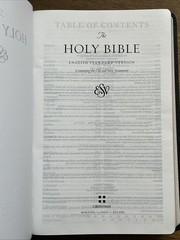 ESV Large Print Thinline Bible (Black Genuine Leather)