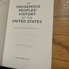 An Indigenous Peoples’ History of the United States Roxanne Dunbar Ortiz ARC Pr
