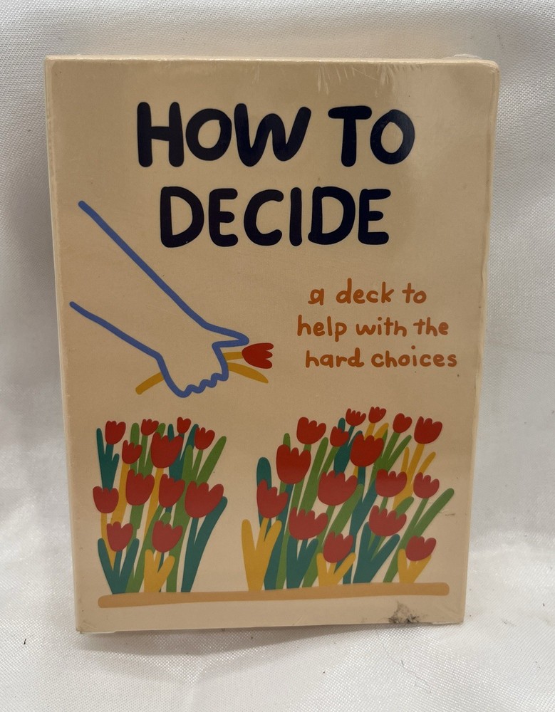 How to Decide – A Deck to Help with the Hard Choices Cards New Sealed Annie Duke
