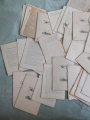 Lot of 45 1909 School of Applied Art Battle Creek, Michigan Commercial Drawing