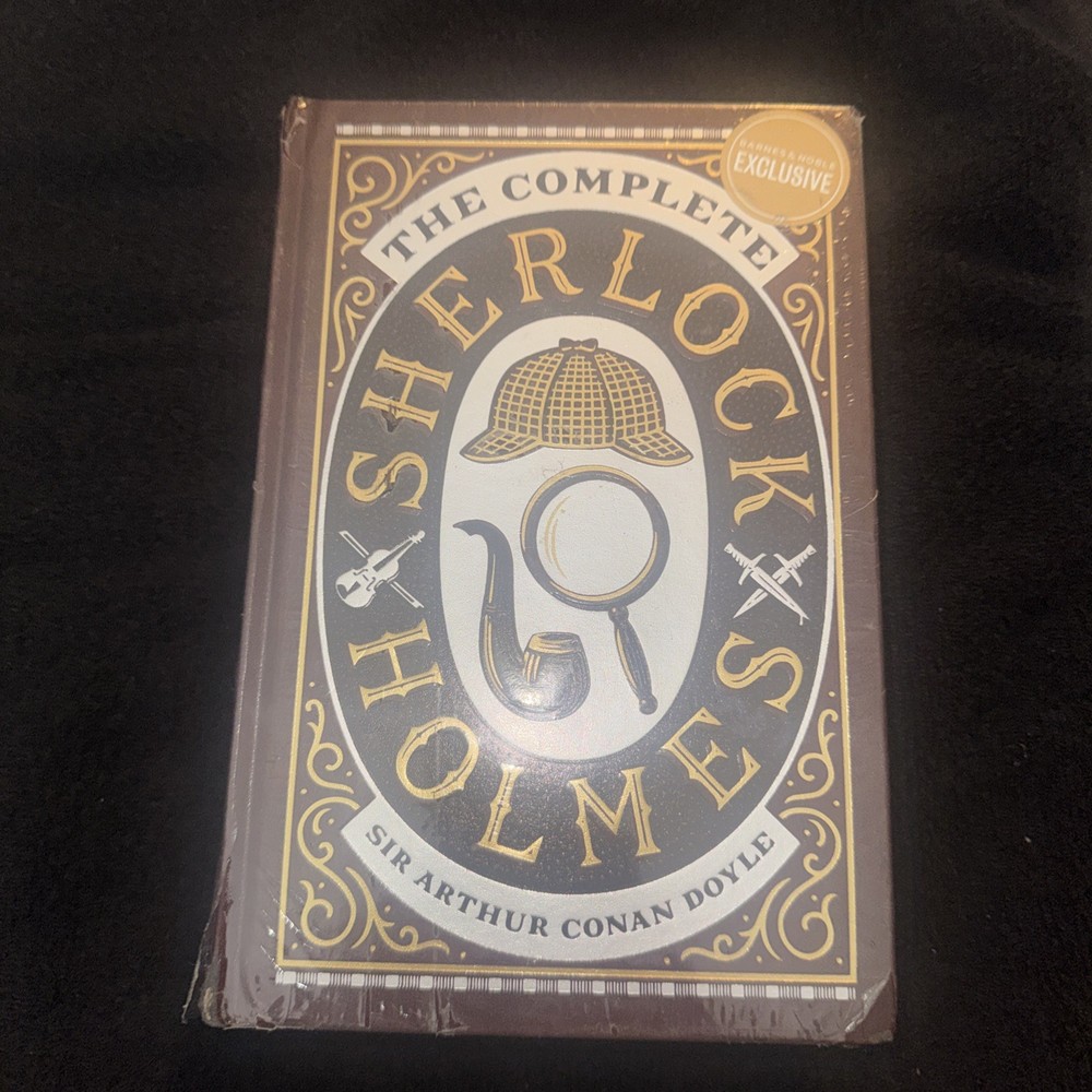 ❤️THE COMPLETE SHERLOCK HOLMES Arthur Conan Doyle Leather Bound Edition NEW