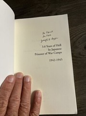 3.6 YEARS OF HELL IN JAPANESE PRISONER OF WAR CAMPS, By Joseph D Lajzer Signed