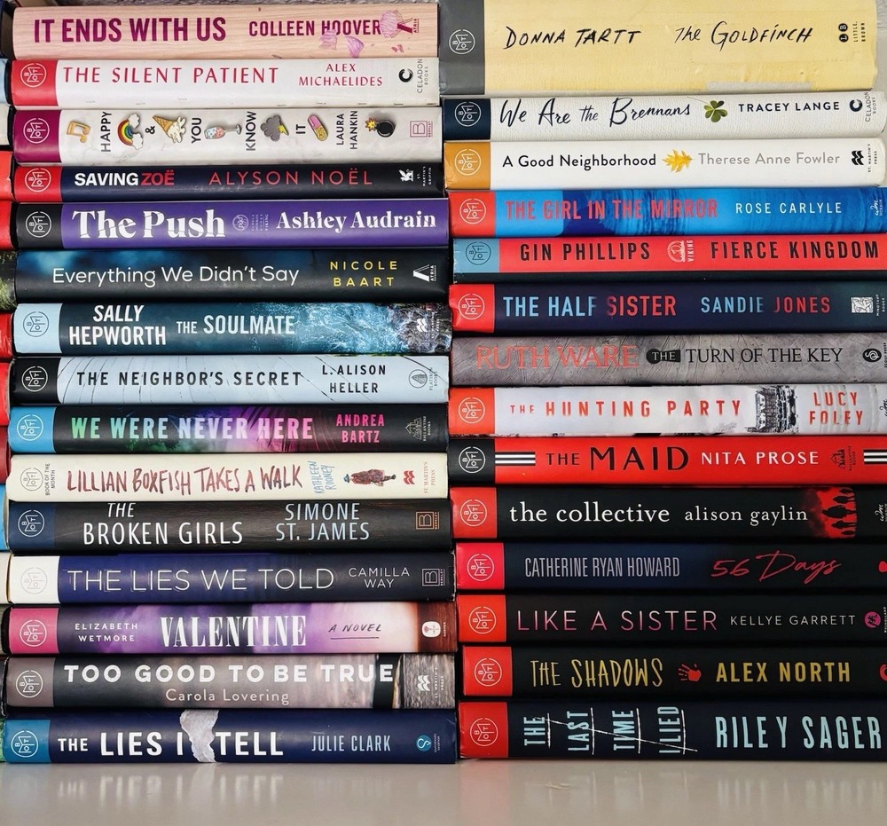 Book of the Month BOTM Hardcover Choose Your Title Fiction Thriller Bundle Lot