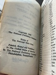 Vintage Pocket New Testament Bible 1968 National Bible Press Red USA Jesus