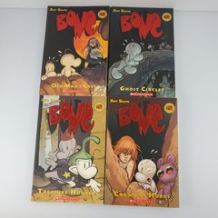 Jeff Smith Volumes 1-9 Bone Comic Series Graphix Scholastic Books Lot Graphic