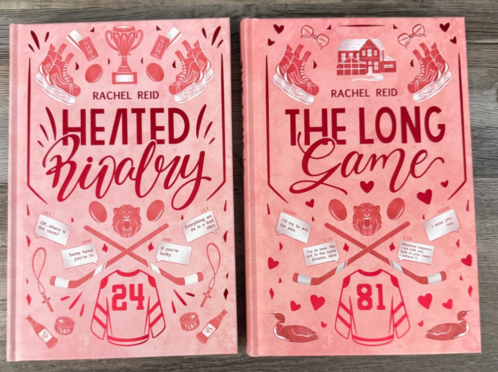 SIGNED Marley’s Must Reads HEATED RIVALRY & THE LONG GAME Rachel Reid MMR
