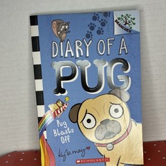 Scholastic Diary of a Pug Pug Blasts Off Kyla May Paperback Juvenile Fiction