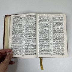 Holy Bible Cambridge 16 mo. Maps Old New Testaments Vintage 1940s Red Letter