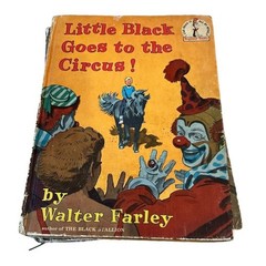 Lot Of 2 Little Black, a Pony & Goes To The Circus Farley HC Beginner Books