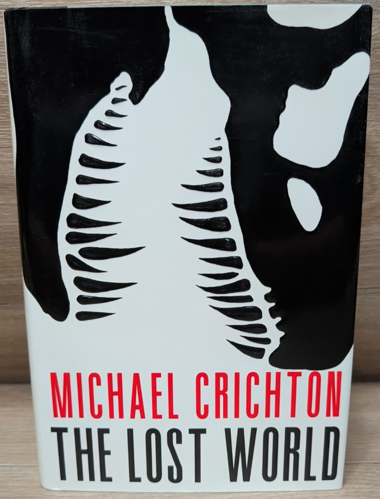 Lost World by Michael Crichton First Edition Printing Hardcover Jurassic Park **