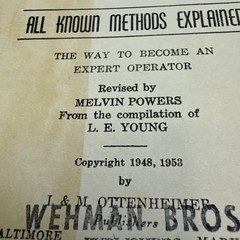 The Science of Hypnotism from Compilation L. E. Young 1953 Revised Melvin Powers
