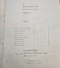 Douglas Air Britain Books DC-6 DC-7 DC-8 DC-9 DC-10 Set 4