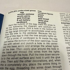 VTG Egg Eggeury You Can Create Exquisite Eggs Instruction Manual Book MCM Decor