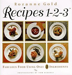 Recipes 1-2-3: Fabulous Food Using Only Three Ingredients by Gold, Rozanne, Good