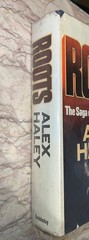 RARE 1976 SIGNED Alex Haley Roots 1st Edition Early Print R44 587 Pages 9.5”
