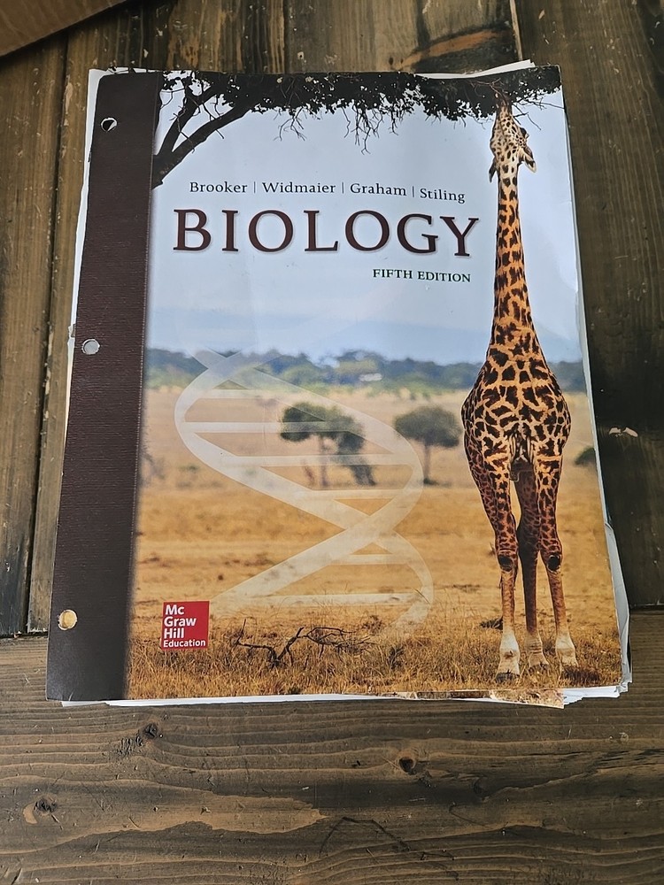 Biology 5th Edition by Robert J. Brooker (Spiral Binder Pages)