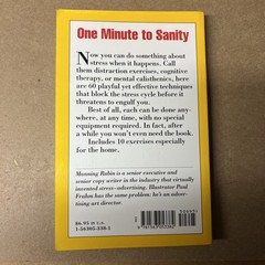 60 Ways to Relieve Stress in 60 Seconds by Manning Rubin (Paperback 1993) Good