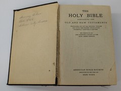 ✝️Holy Bible Hardback American Bible Society 1962? King James KJV Compact